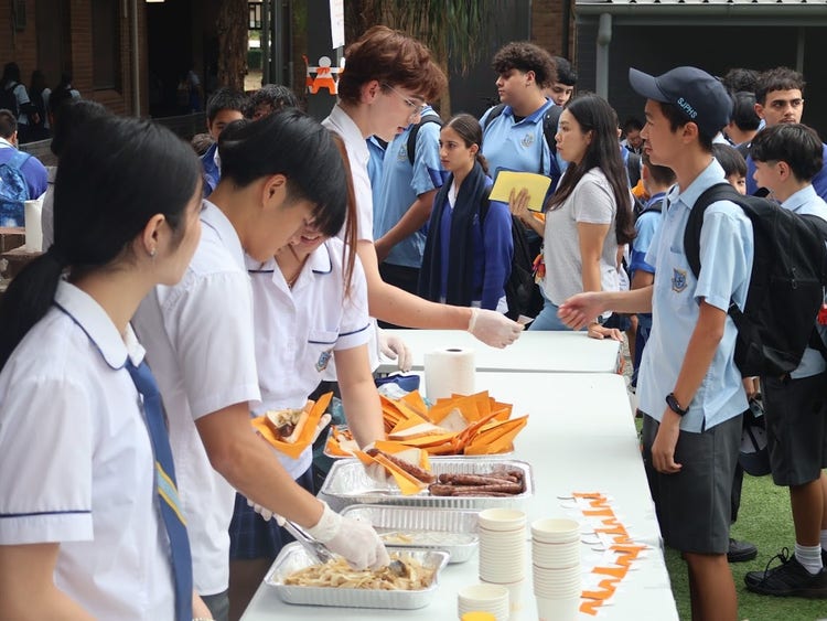Sausage sizzle sale fundraising