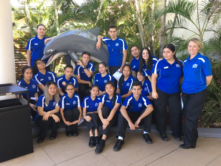 Hospitality camp at sea world