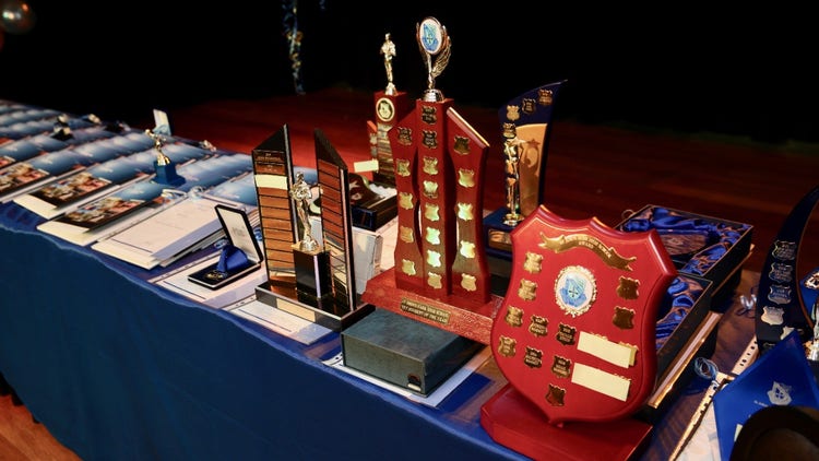 Awards and scholarships at Year 12 Graduation Ceremony